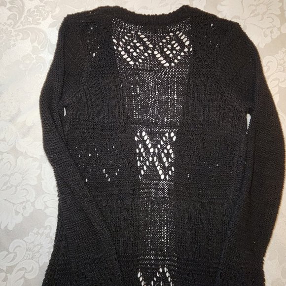 BCBG Maxazria Black Knit Sweater - Picture 10 of 15